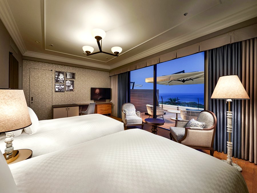 Ocean-view guest room